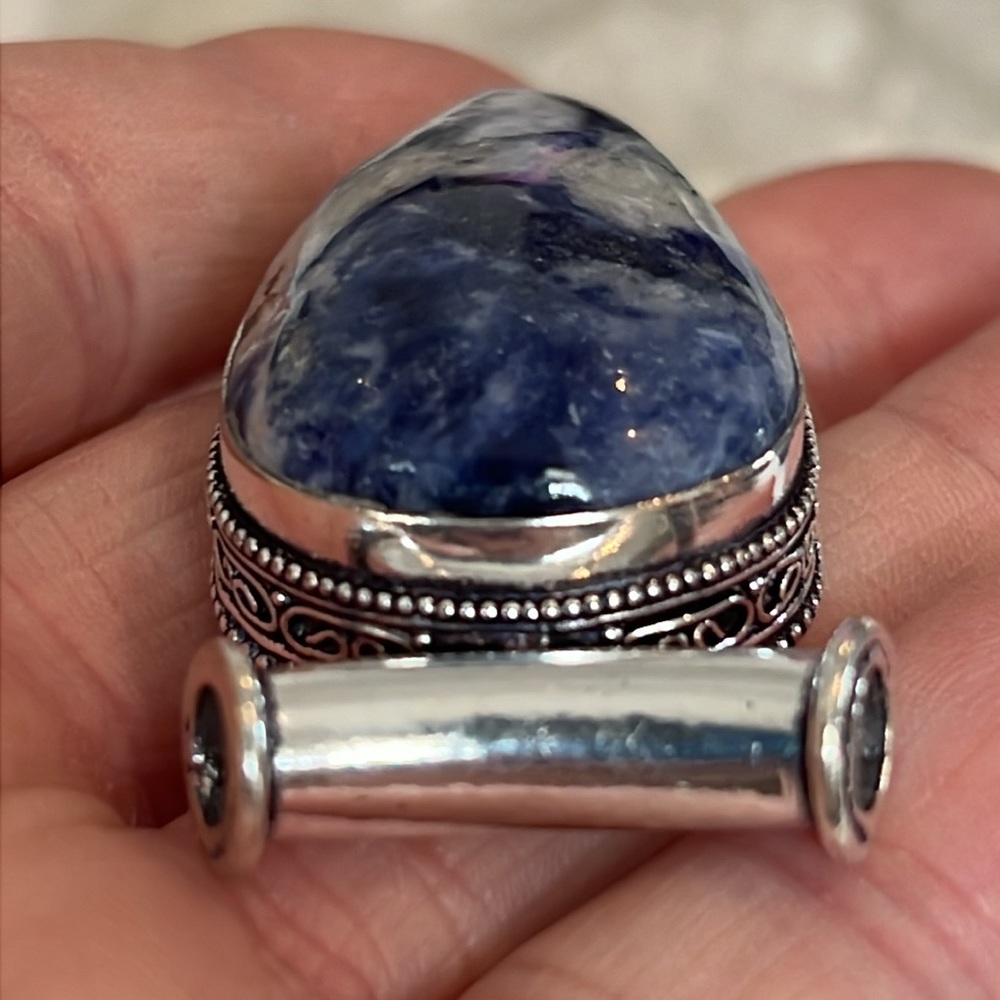#580 Sodalite Handcrafted Pendant NWOT - Picture 12 of 17